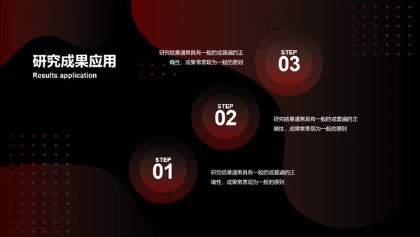 红黑配色毕业论文答辩通用PPT模板