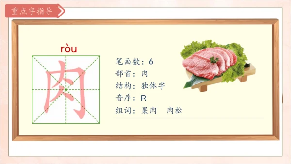 【核心素养】部编版语文二年级下册-识字4. 中国美食 第1课时（课件）