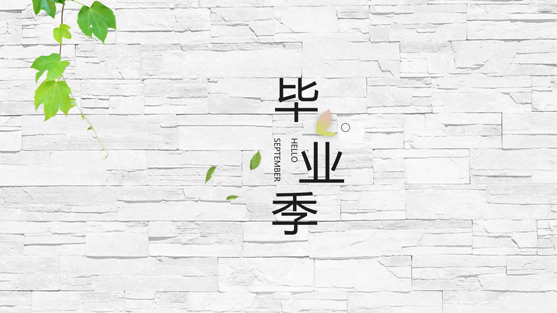 致青春毕业季大学毕业纪念册电子相册动态PPT