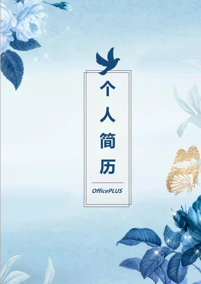 商务简约个人求职简历封面29