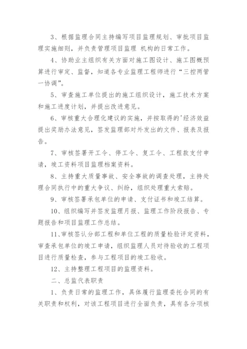 工程监理的工作职责.docx