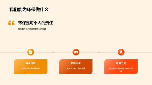 环保行动从校园出发