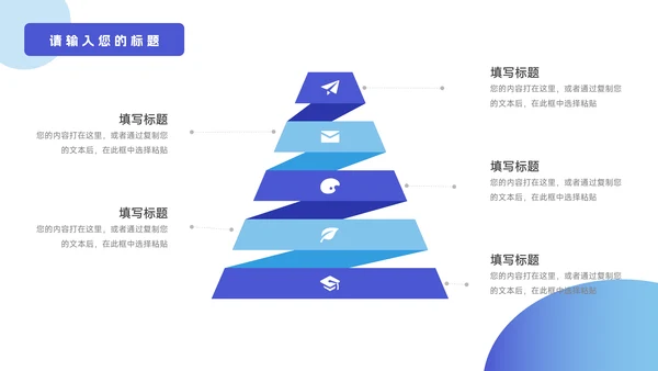 蓝色图文商务管理制度培训PPT模板