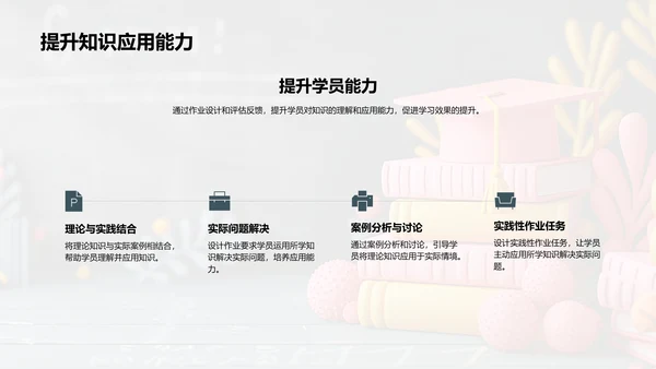 优化教学作业PPT模板