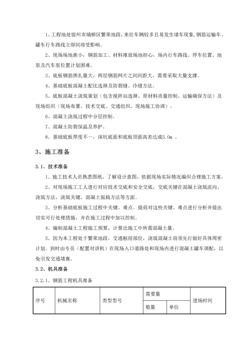 基础底板综合标准施工专业方案.docx
