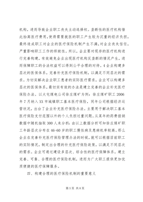 企业医疗保险机制分析.docx