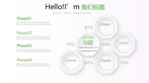 绿色小清新医药医疗报告通用动态PPT