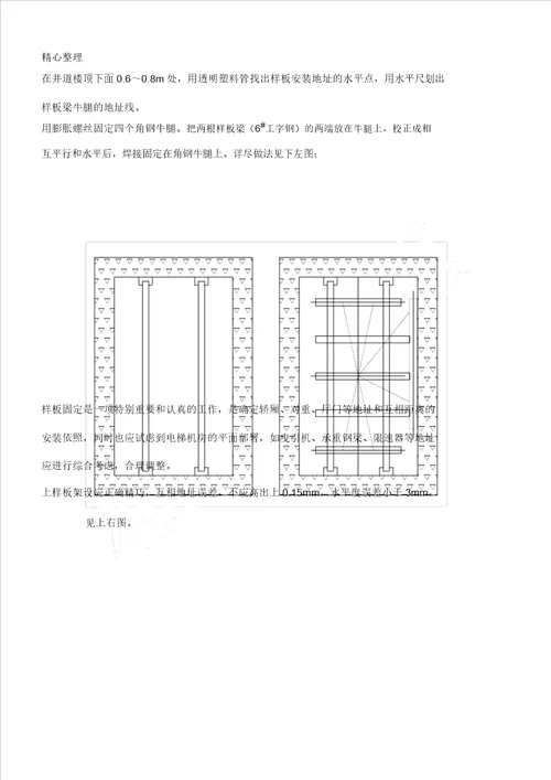 电梯工程现场施工组织设计方法