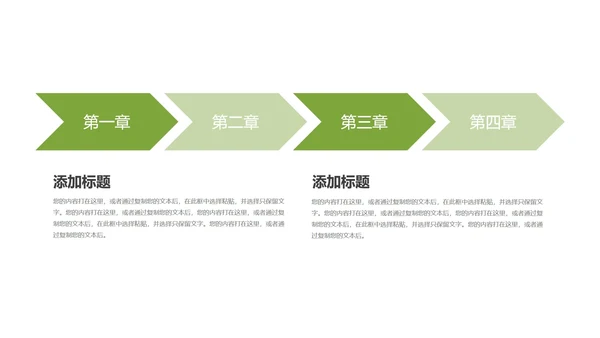 绿色插画风小清新学生读书分享教育PPT模板