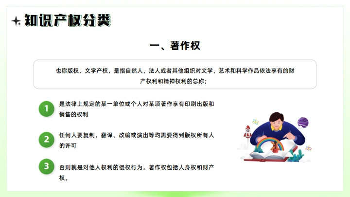 世界知识产权日，保护知识产权知识通用PPT模板