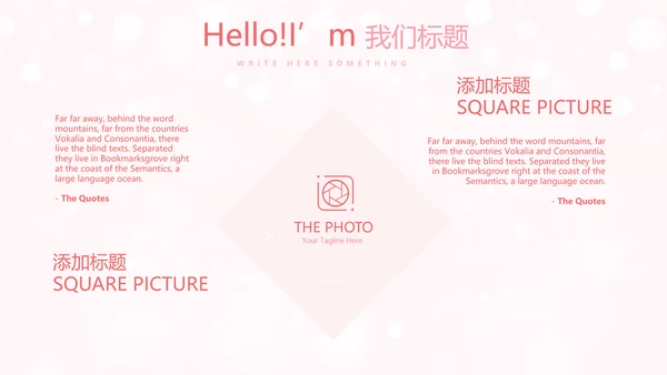粉色唯美美容护肤面膜动态PPT
