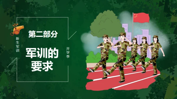 开学军训动员会通用PPT模板