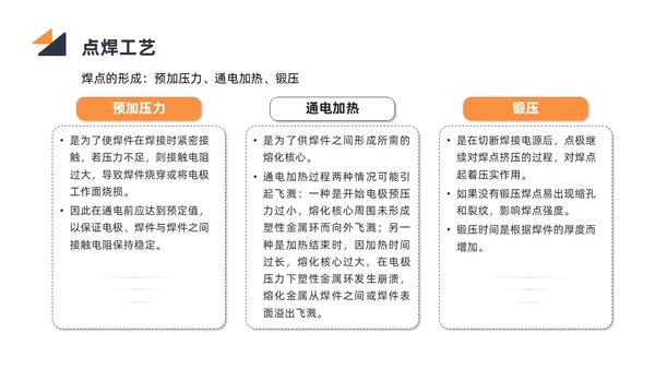 商务简约黑色橙色电焊工操作培训PPT课件
