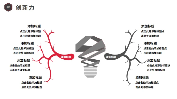 红色商务风岗位竞聘通用PPT模板