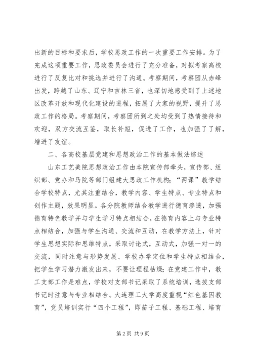 新时期党建和思想政治工作调研思索.docx