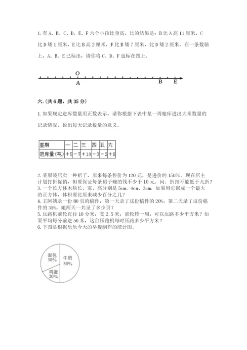 青岛版六年级数学下册期末测试题附参考答案【研优卷】.docx