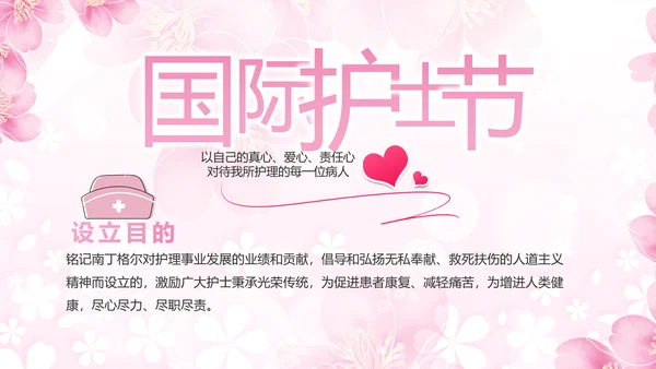 5.12国际护士节活动主题演讲PPT