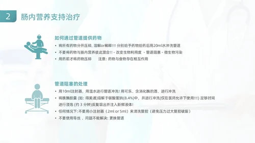 绿色商务风医疗健康危重患者营养支持和护理动态PPT全民营养周