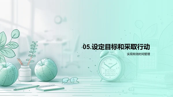 学生时间管理培训PPT模板