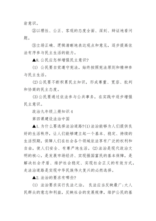 政治九年级上册知识点总结.docx