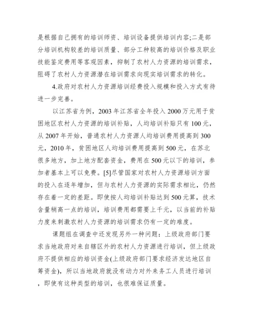 【人力资源培训开发论文范例】.docx