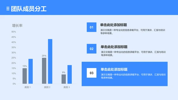 组织部部门结构与分工展示PPT模板