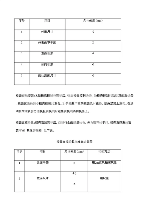 模壳施工方案