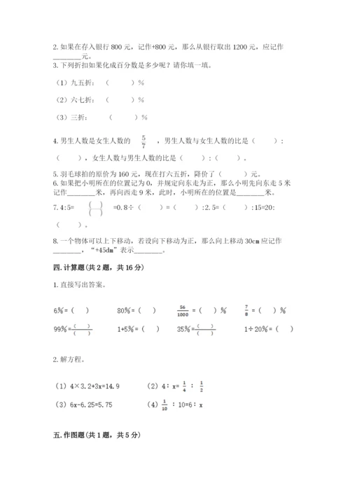 北师大版小学六年级下册数学期末检测试题（网校专用）.docx