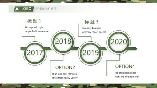 军事部队主题八一建军节PPT动态模板