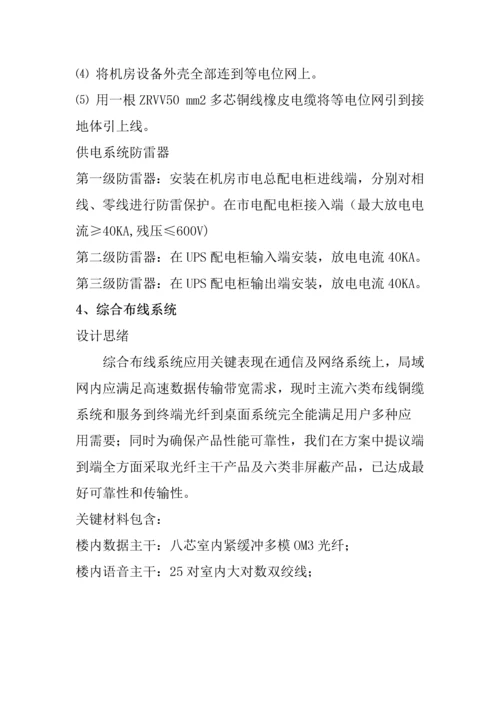 最完整的弱电机房建设专业方案.docx