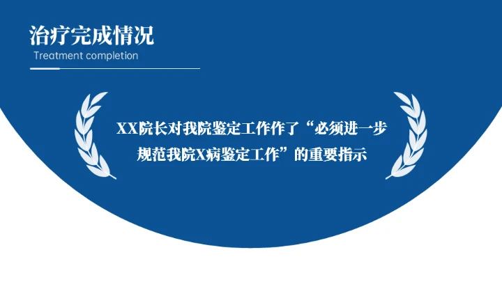 医疗行业医例工作汇报通用PPT模板