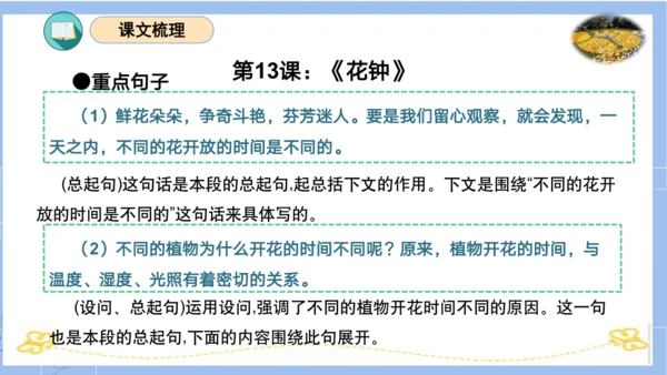 统编版三年级语文下册同步高效课堂系列第四单元（复习课件）