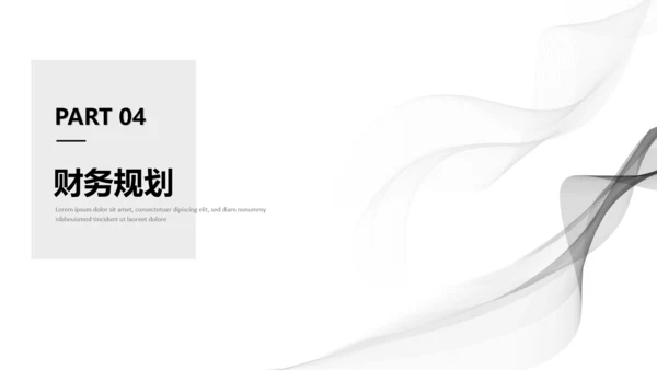 黑灰商业计划项目简介PPT模板