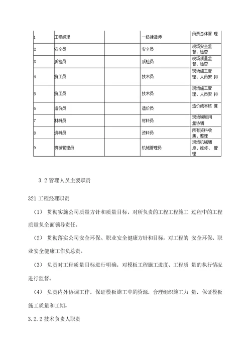 挡土墙工程模板专业技术方案