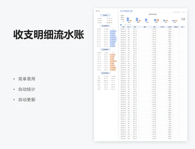 收支明细流水账