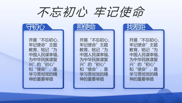 蓝色大气基层党建述职报告动态PPT