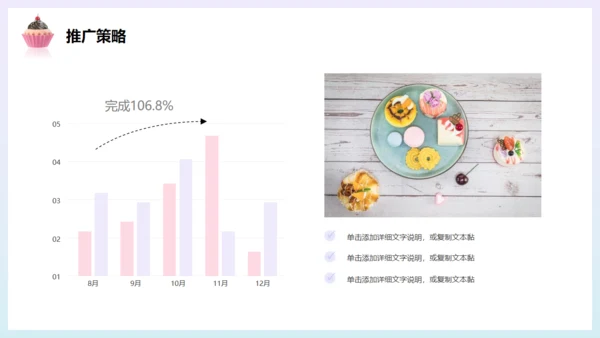 甜蜜时光，甜品糖果通用PPT模板
