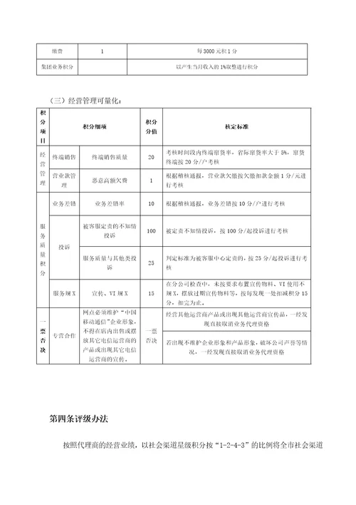 年黄冈分公司社会渠道管理办法