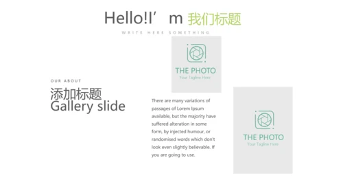 绿色清新简约大方医疗医药代表工作汇报动态PPT