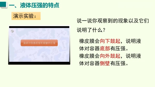 人教版（2024）物理八年级下册9.2液体的压强课件（46张PPT)