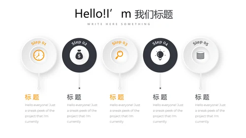 总经理述职报告商务通用PPT动态模板