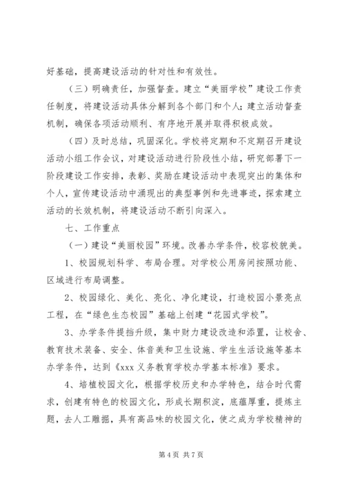 美丽校园建设活动实施方案 (2).docx