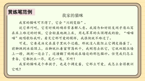 4.4第13课《猫》课后小练笔（课件）