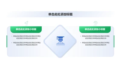 创意风教育学术毕业答辩两段内容PPT列表