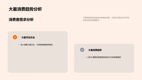 大暑营销案例报告PPT模板