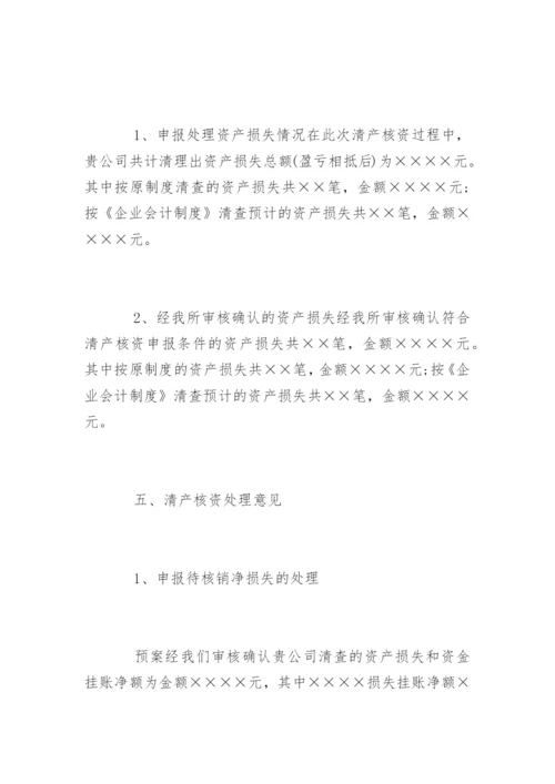 清产核资专项审计报告.docx