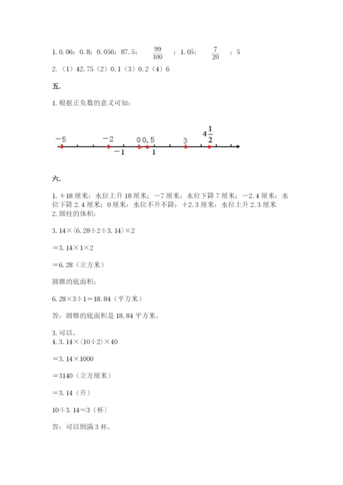 六年级毕业班数学期末考试试卷（培优）.docx