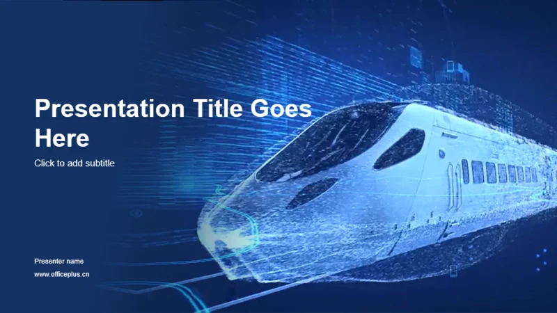 封面页科技风管理岗位竞聘述职报告PPT下载 PPT模板下载