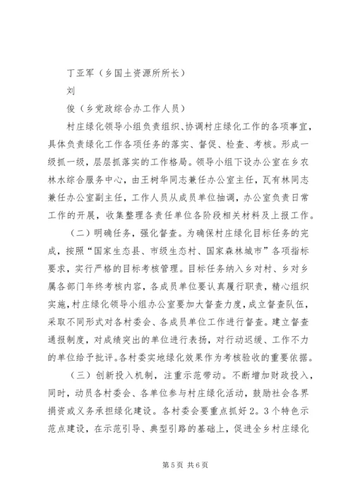 绿化组织实施方案 (5).docx