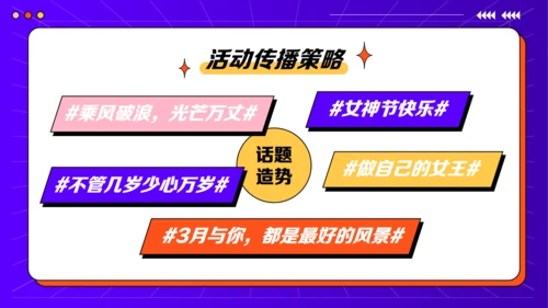 三八妇女节购物营销活动空间感通用PPT模板